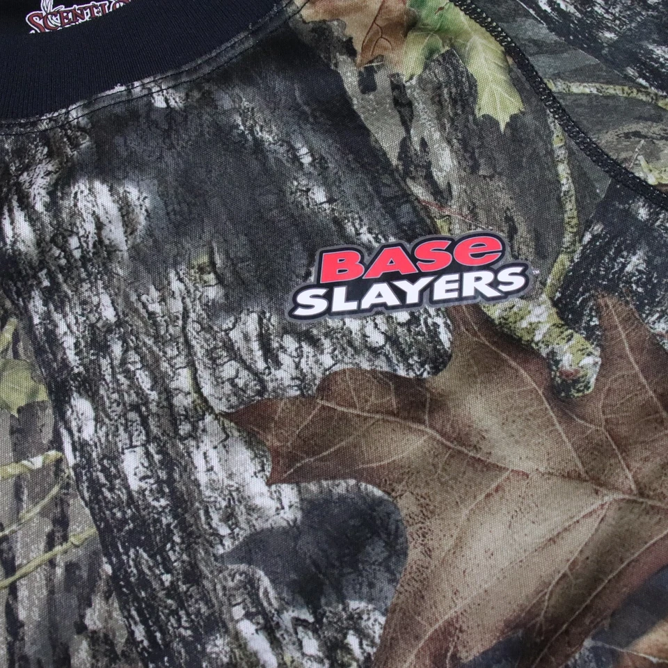 Scentlok Base Slayers Realtree Camouflage Crewneck Long Sleeve Shirt Men's M - Image 3 of 4