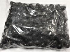 Glass Marbles 200 Opaque Solid BLACK 16mm 5/8" Inch Replacement Chinese Checker