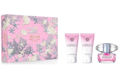 VERSACE 🌸 Bright Crystal EDT with Body Shower & Lotion 50ml each