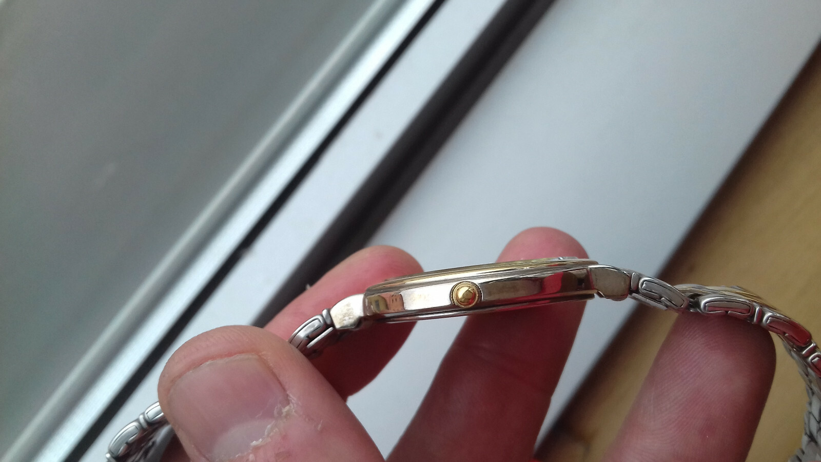 Seiko VINTAGE COLLECTION 7N29-7A00 GOLD-SILVER NOS MONTRE JAPAN