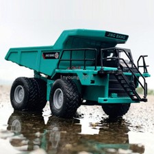 Camión de volteo 1/80 modelo de juguete diecast vehículo de construcción juguetes niños regalos verde