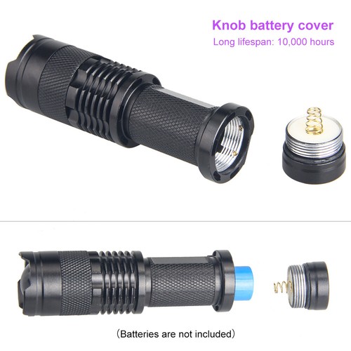 2pcs Mini Red LED Flashlight Astronomy Light Zoom Portable AA Torch Hunting Lamp - Picture 8 of 12