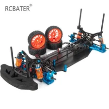 RCBATER Alloy & Carbon Frame Kit Upgrade for RC 1/10 Drift Touring Racing Car