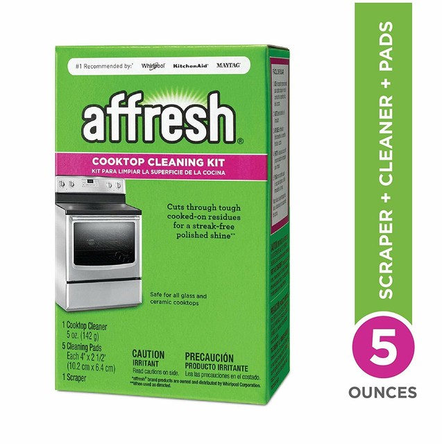 Affresh W11042470 Cleaning Kit (Cooktop Cleaner, Scraper and Scrub Pad