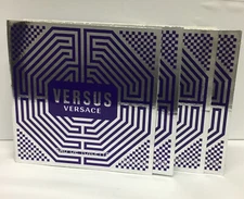 3 VERSACE VERSUS Eau De Toilette Splash VIAL FOR WOMEN 1.5 ml NEW SAMPLES
