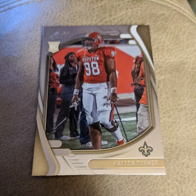 2021 Panini Absolute Football  Payton Turner #194 RC Saints