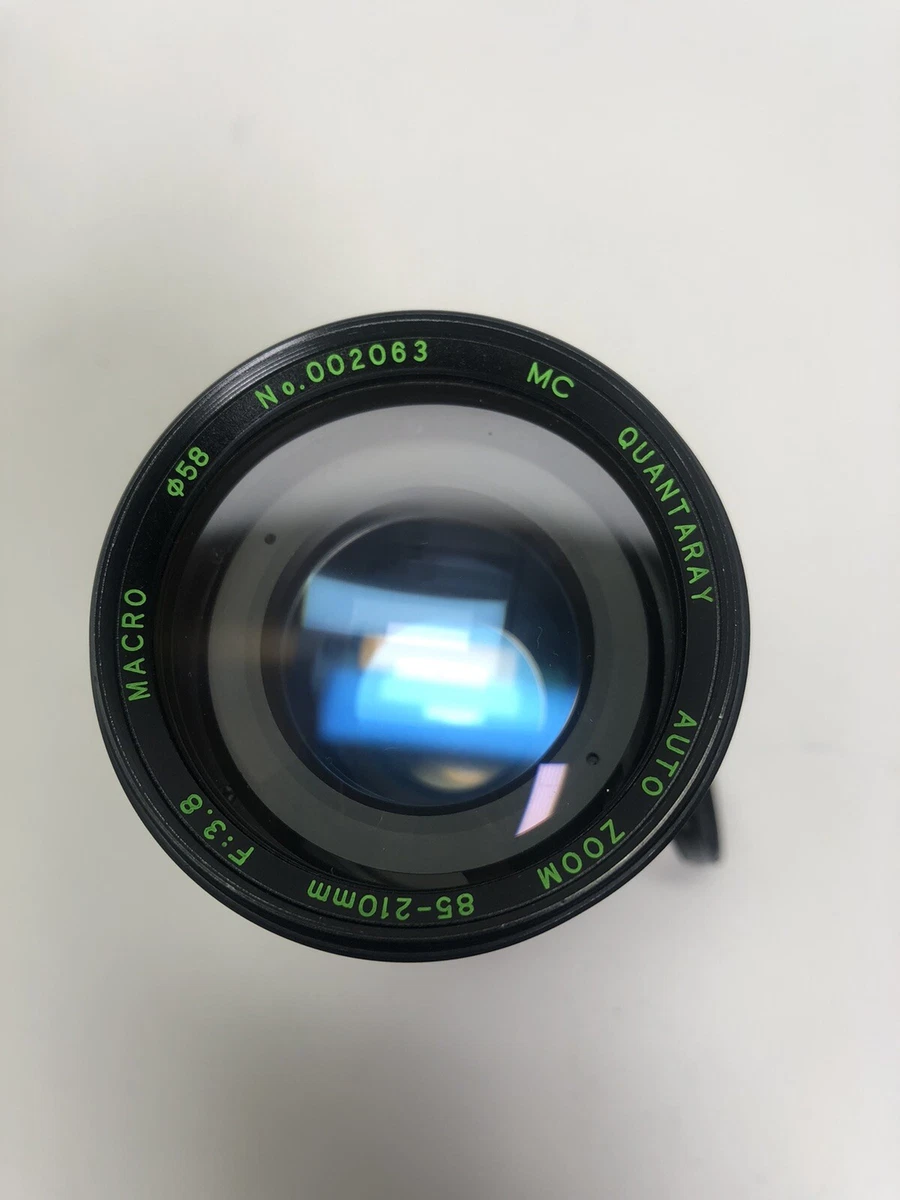Objectif Zoom Quantaray 85-210 Mm F3.8 Pour Konica K/AR AE – Occasion Japon