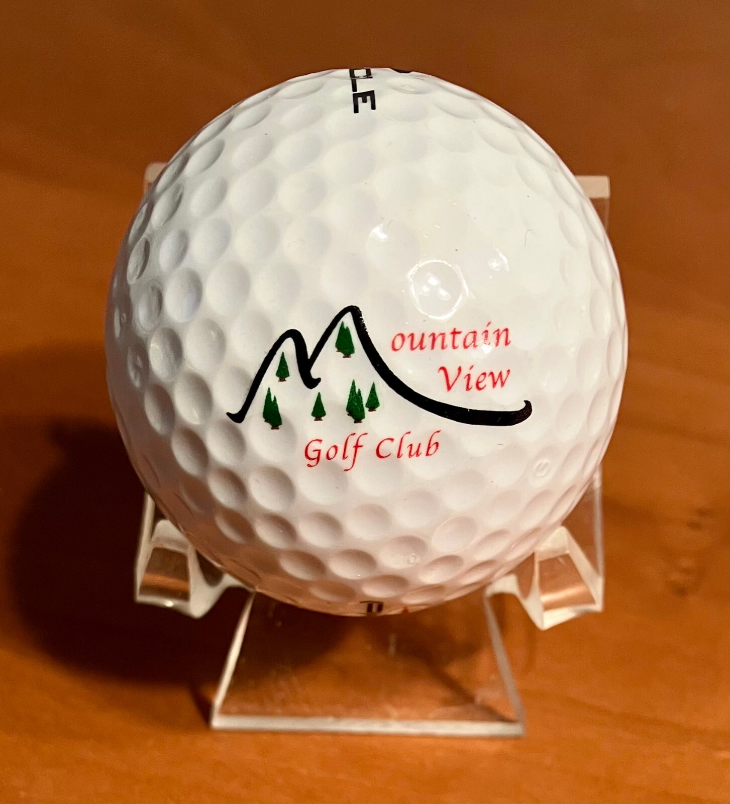 Vintage Mountain View Golf Club Logo Golf Ball eBay
