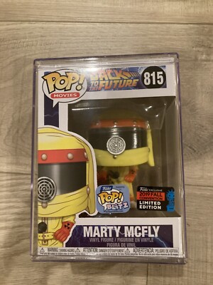 Funko #815 Back To The Future Marty McFly 2019 Shared Exclusive w Soft Protector