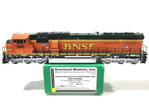 Overland OMI BNSF SD70MAC Burlington Northern Santa Fe #9880 HO latón #7901.1 | Zustand: New: Other (See Details)
