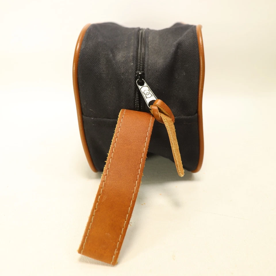 Крест холст допп туалетных принадлежностей сумка L черный холст морской пехоты США корпус коричневый кожаный набор - Изображение 3 из 4