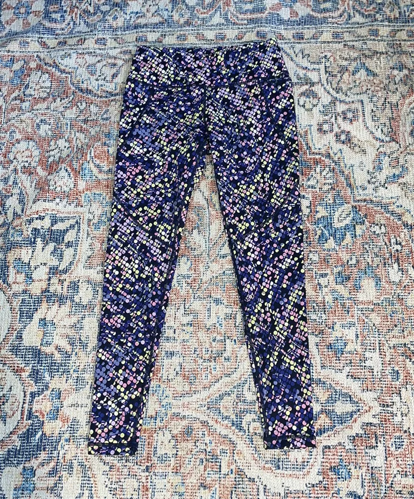 sweaty-betty power full length dot diffuse print leggings