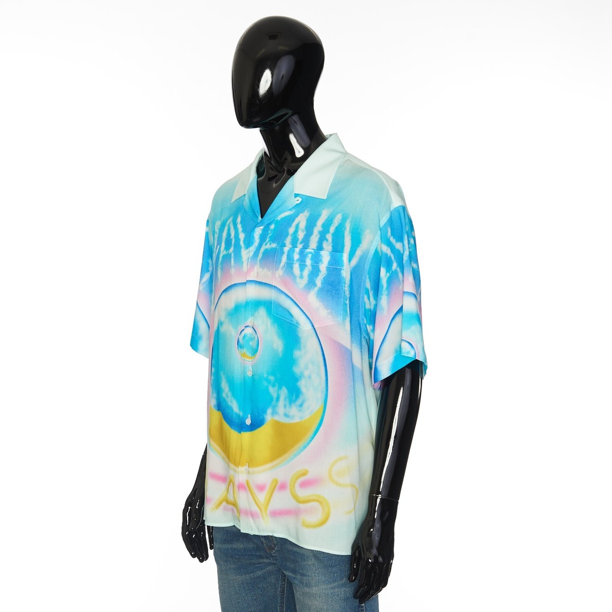 トップス celine 21ss LOOSE HAWAIIAN SHIRT CELINE 21SS Loose Hawaiian Shirt In Viscose Short Sleeve