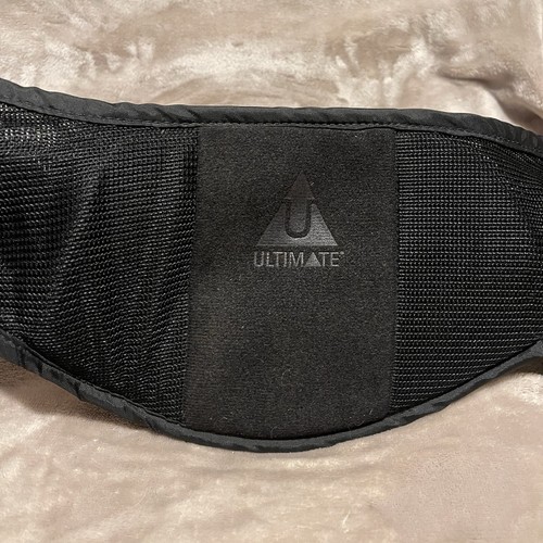 Vintage Ultimate Fanny Pack Hiking Sport Outdoor Black Grey Padded 2 Pocket - Picture 8 of 8