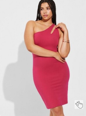 plus size pink bodycon dress Plus Size - Midi Mesh Shirred Bodycon Dress
