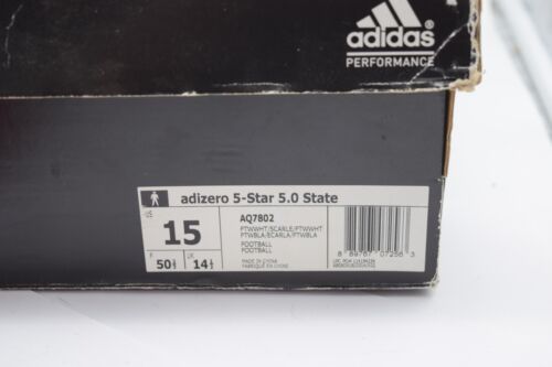 Adidas AdiZero 5-Star Football Cleats AQ7802 Men's sz 15 Don't Mess with Texas - Picture 2 of 10