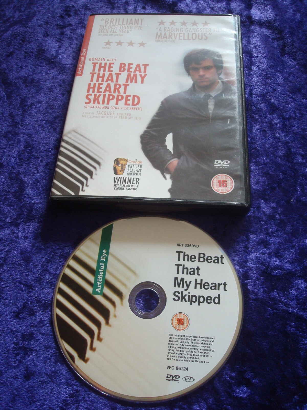 DVD THE BEAT THAT MY HEART SKIPPED FRENCH GANGSTER ARTIFICIAL EYE DURIS UK R2