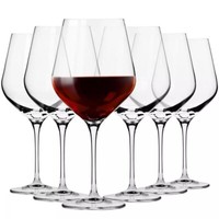 Krosno Splendour GläSer FüR Rotwein Wein | Set 6 | 900 Ml | SpüLmaschine