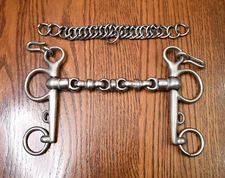 German Silver, waterford pelham bit, ~5.5-5.75”