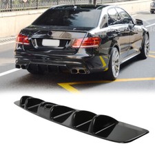 For Mercedes Benz W212 E63 Amg Gloss Black Rear Bumper Diffuser Lip Splitter