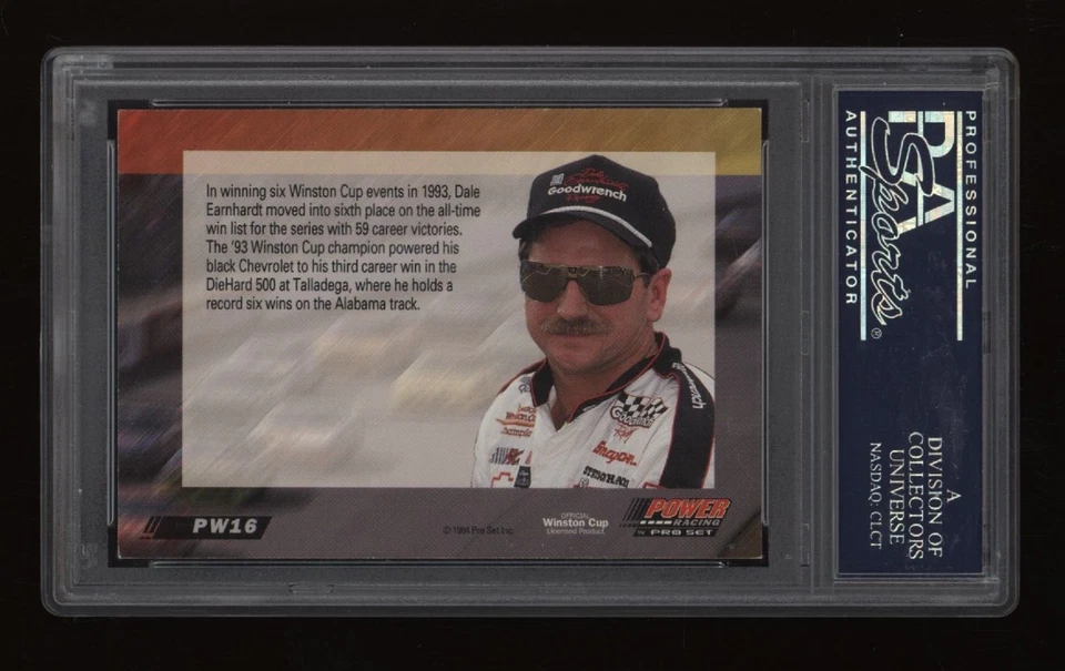 1994 Dale Earnhardt PSA DNA Pro Set Racing Auto Autograph #PW16 RARE Invest NOW - Image 2 of 2
