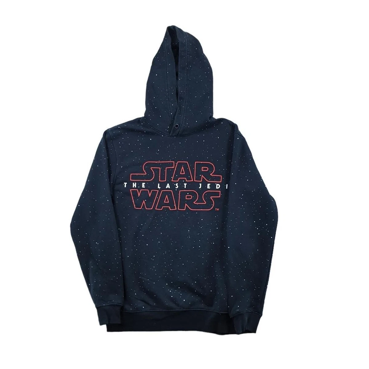 STAR WARS THE LAST JEDI HOODIE MENS BLACK SMALL i62 eBay