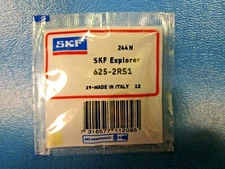 SKF 625-2RS1, Deep Groove Ball Bearing, Double Sealed (MRC, NTN, NSK)