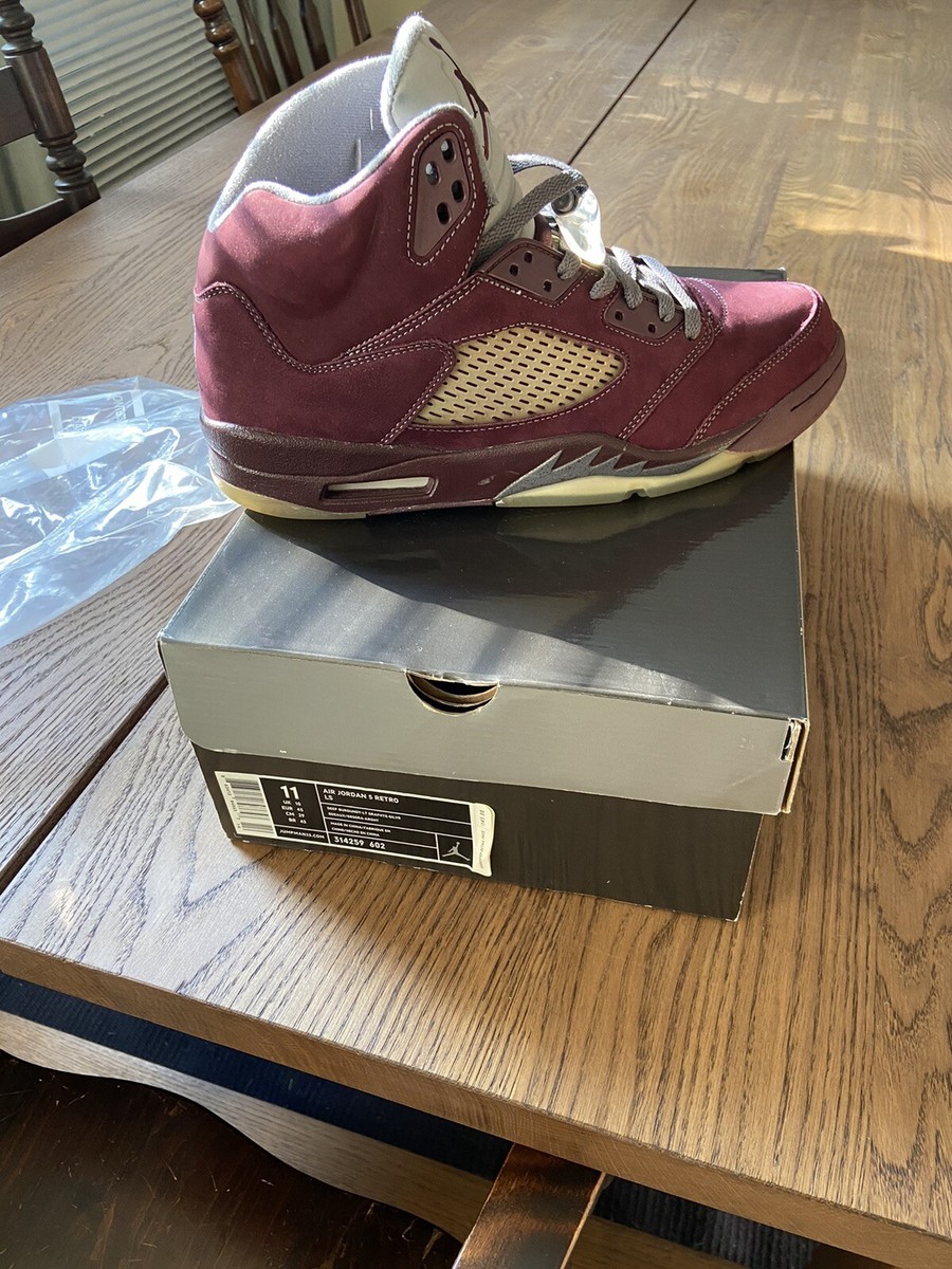 Size 11 - Jordan 5 Retro LS Burgundy 2006 | eBay display picture 3
