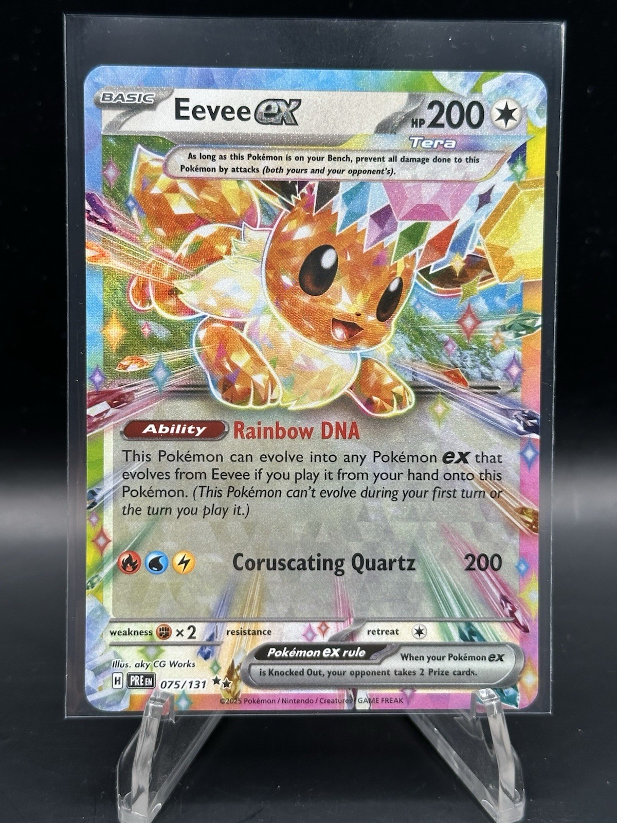 イーブイ EX プロモ Prismatic Evolution 英語版 2枚 Eevee ex Prismatic Evolutions | Pokémon | CardTrader