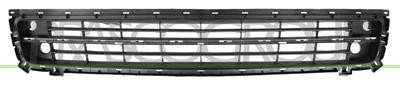 Grille de calandre centrale noire pare-chocs avant VW T5 Phase 2 Transporter 2009-2015