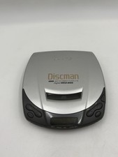 Sony Discman D-191 Portable CD Player Digital Mega Bass Silver Tested Working