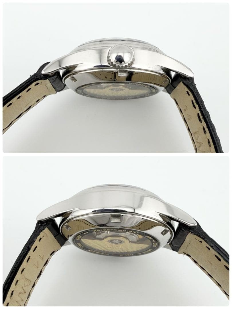 Oris 7405B Pointer Date Automatic Black Dial Unis… - image 4