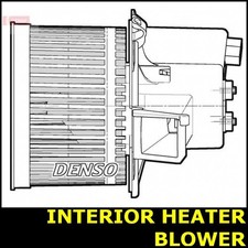 Interior Heater Blower Fits FIAT 500 Opt2/2 w/ AC 1.3 169 A1.000 312 46090AED