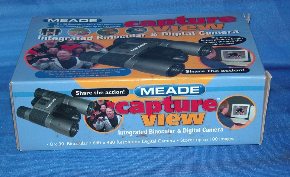 MEADE CAPTURE VIEW 8x30 INTEGRATED BINOCULAR & DIGITAL CAMERA - Image 4 of 4