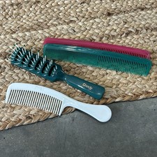 Vintage Lot Goody Hair Brush Handled Comb Combs Made In USA