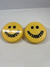 Kc Hilites Daylighter Covers Yellow Smiley Face Plastic Retro Jeep