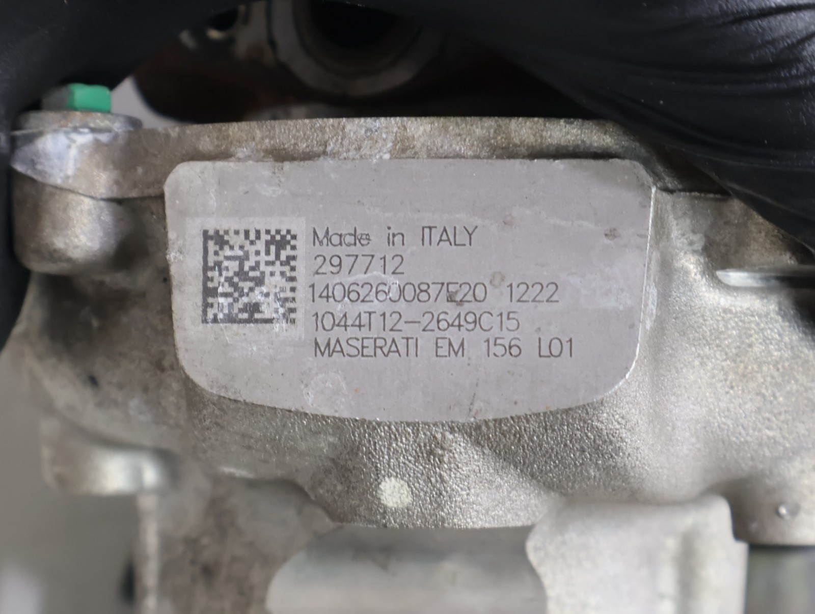 2014 - 2020 MASERATI GHIBLI 3.0L ENGINE LEFT TURBOCHARGER TURBO CHARGER OEM