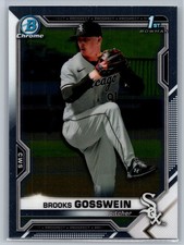 2021 Bowman Draft #BDC-21 Brooks Gosswein Chrome *WS