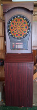 ARACHNID CRICKET PRO 800 DARTBOARD AND FREESTANDING CABINET 84" H 24" L 12" W