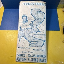 Tom Mann TN J PERCY PRIEST LAKE waterproof Lake maps