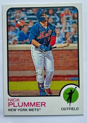 2022 Topps Heritage High Number, Nick Plummer RC #624