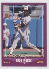 1988 Score Factory Set High Gloss Eddie Murray #18 HOF 0j6