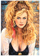 BEVERLY D'ANGELO * Fun Novelty * CELEBRITY * Art Card * ATC ACEO