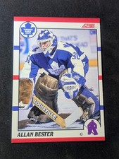 1989-90 Allan Bester - Score : Canadian - Toronto Maple Leafs #27