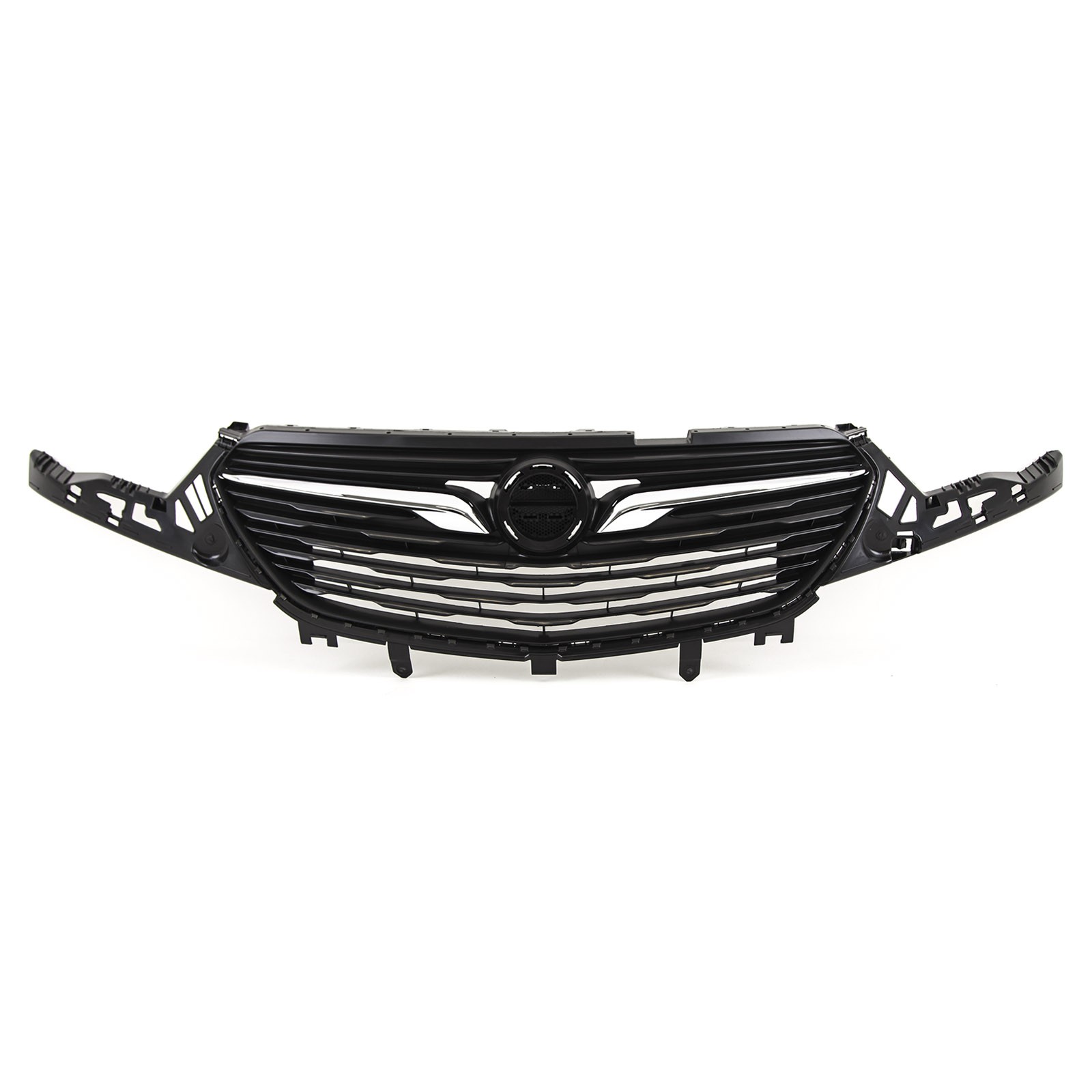 For Vauxhall Grandland X 07/2017-06/2021 Front Bumper Upper Grille W/Chrome Trim