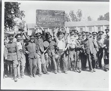Photo shows men 19th Field Brigade Royal English Artillery statione- Old Photo