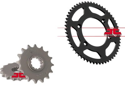 KIT/GETRIEBE JT SUZUKI DR-Z 125 2003-2021 KRONE JTR797.51 RITZEL JTF409.14