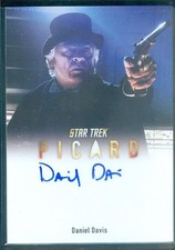 Picard Season 2 & 3 ( A 76 ) Daniel Davis as Professor Moriarty  Autograph Card