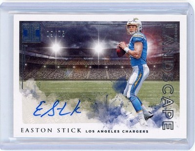 2019 Panini Impeccable Easton Stick #RL15 RC AUTO 09/75 CHARGERS..