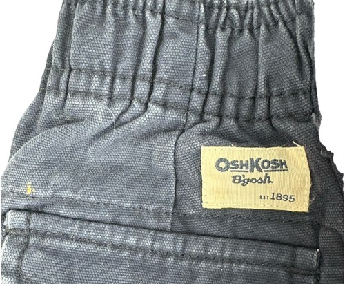 Oshkosh B’gosh Boys Navy Blue Cargo Pants With Elastic Waistband Toddler Size 3T - Picture 6 of 14